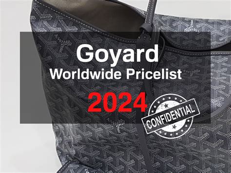 goyard stock|Goyard price guide.